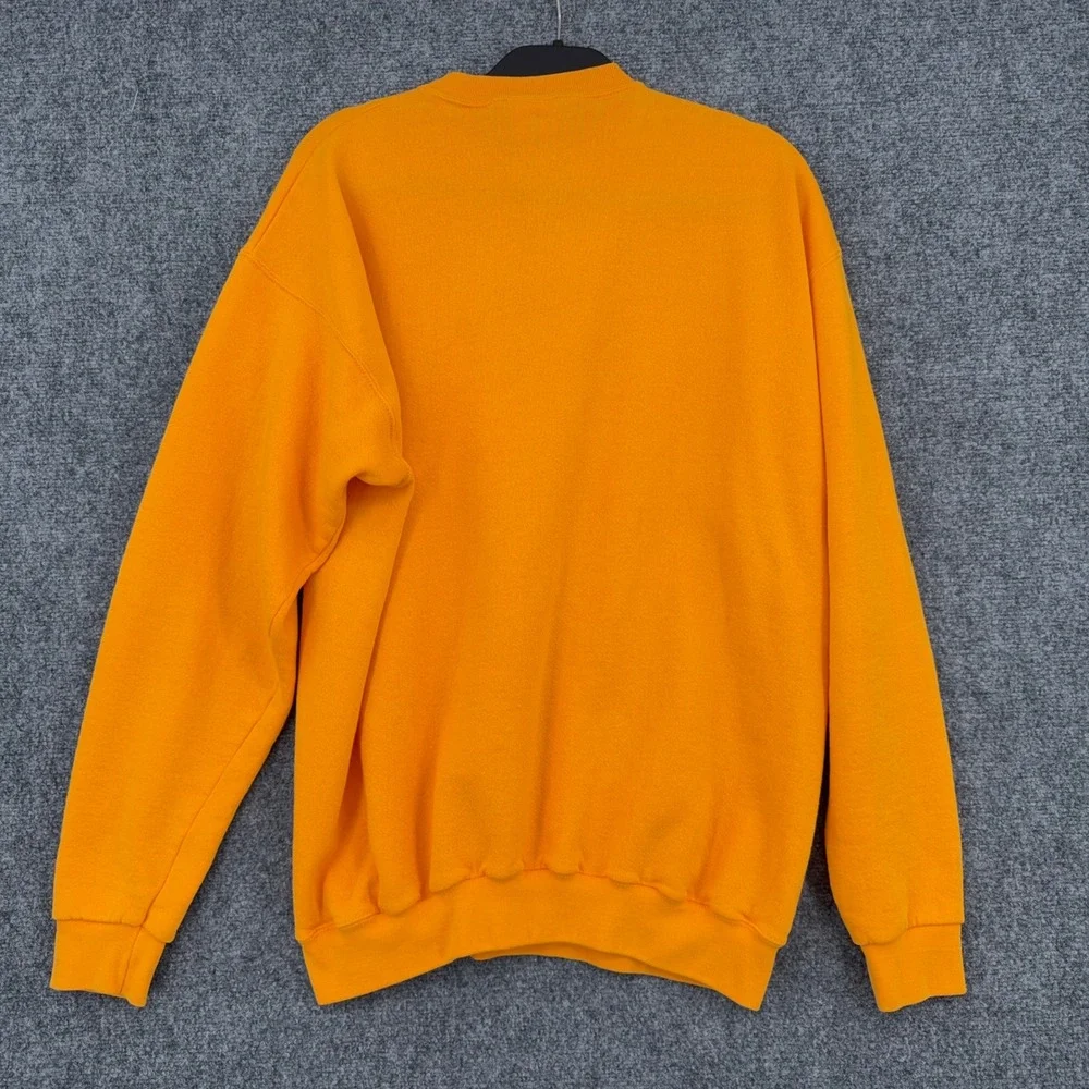 Santee Silver Vintage Corolla Lighthouse Sweatshirt Women XL Cotton Blend Orange